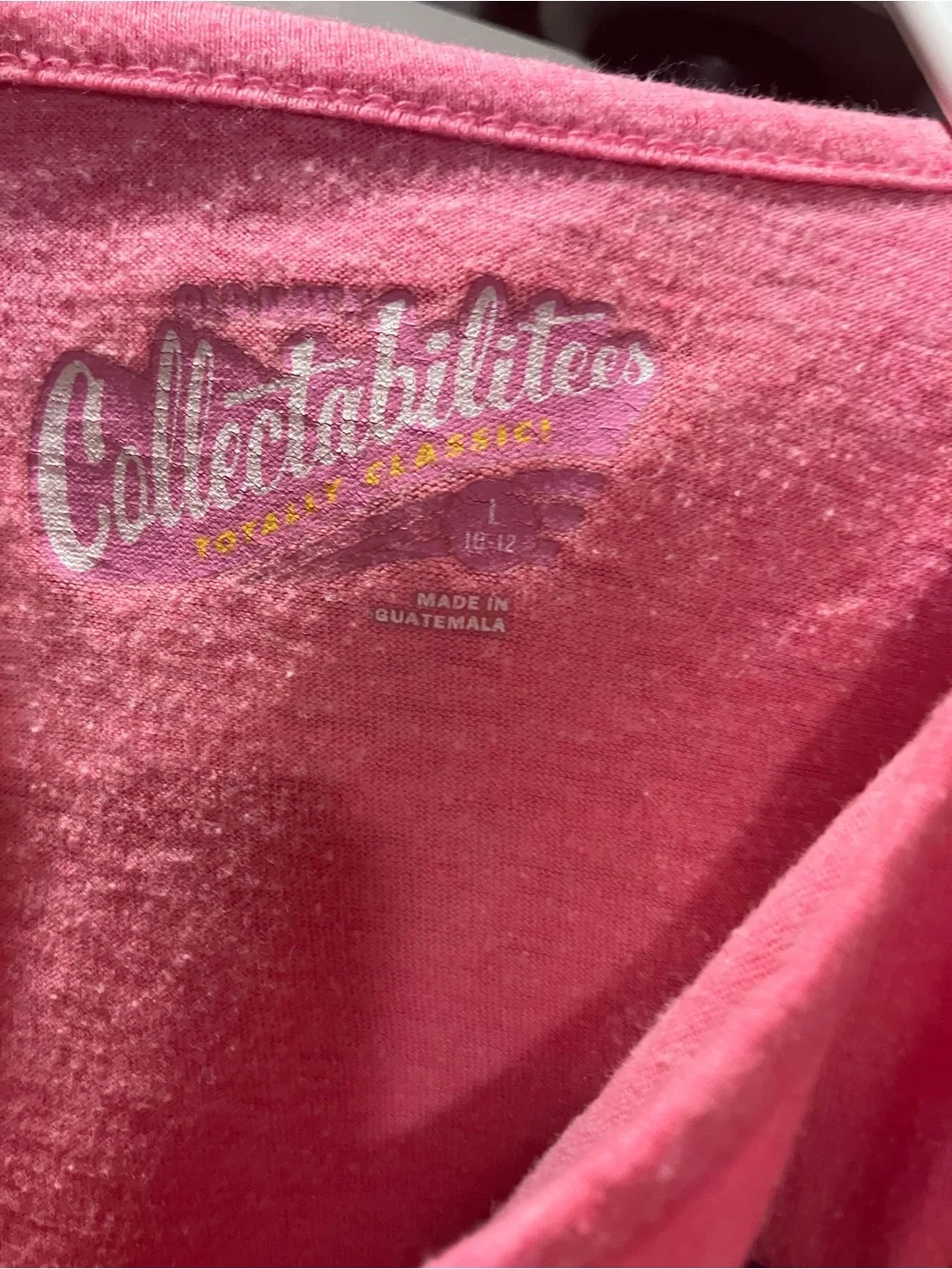 Old Navy Collectabilitees Bright Pink 'Girl Power' Supergirl Graphic Tee